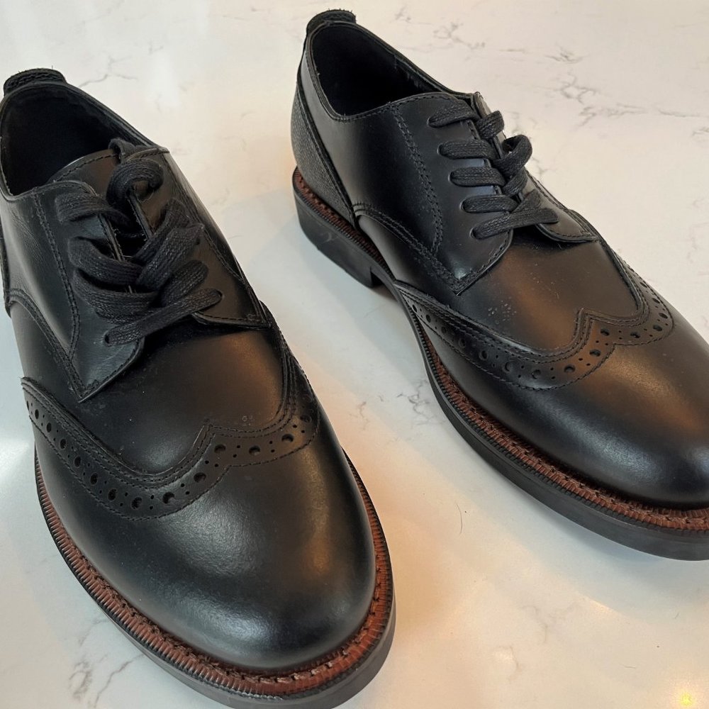 COACH Men's Bleecker Wingtip Derby - G1550 - Black - Size 10D
